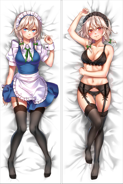 Touhou Project Izayoi Sakuya Anime Dakimakura Pillow Cover