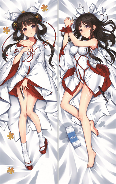 Girl Cafe Gun Chikuri Kikuri Anime Dakimakura Pillow Cover