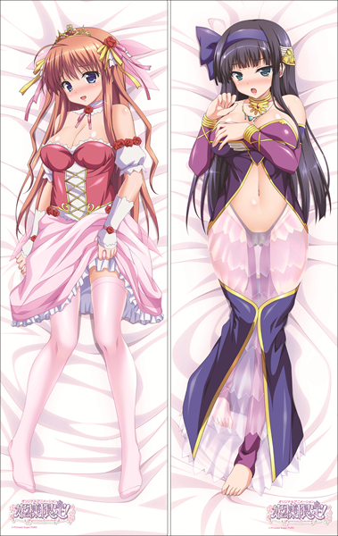 Hime-sama Gentei! ~Princess Limited~ Kousaka Serina and Olivia Edywolf Anime Dakimakura Pillow Cover