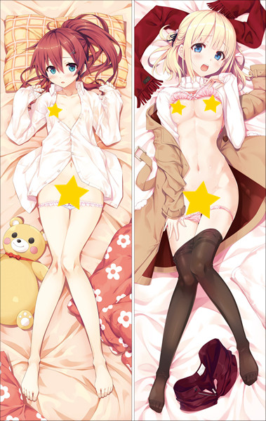 Maitetsu Ueda Himehime and Hinai Paulette cura Anime Dakimakura Pillow Cover