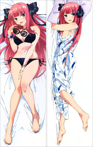 The Quintessential Quintuplets Nakano Nino Anime Dakimakura Pillow Cover