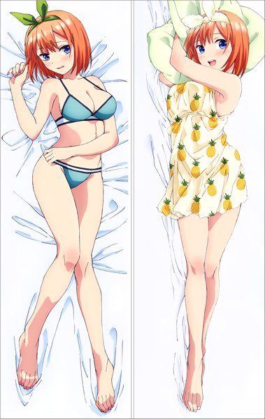 The Quintessential Quintuplets Nakano Yotsuba Anime Dakimakura Pillow Cover