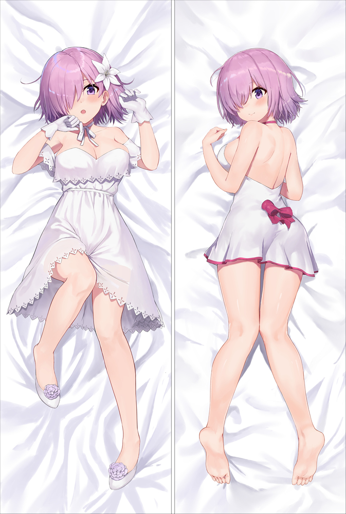 Fate Grand Order FGO Mash Kyrielight Anime Dakimakura Body Pillow Cover