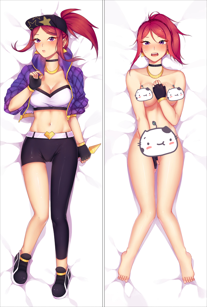 League of Legends Akali Anime Dakimakura Body Pillow Cover