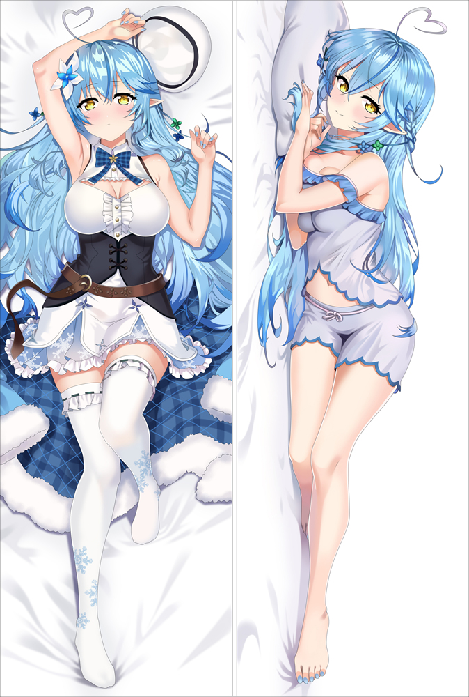 Virtual Youtuber Yukihana Lamy Anime Dakimakura Body Pillow Cover