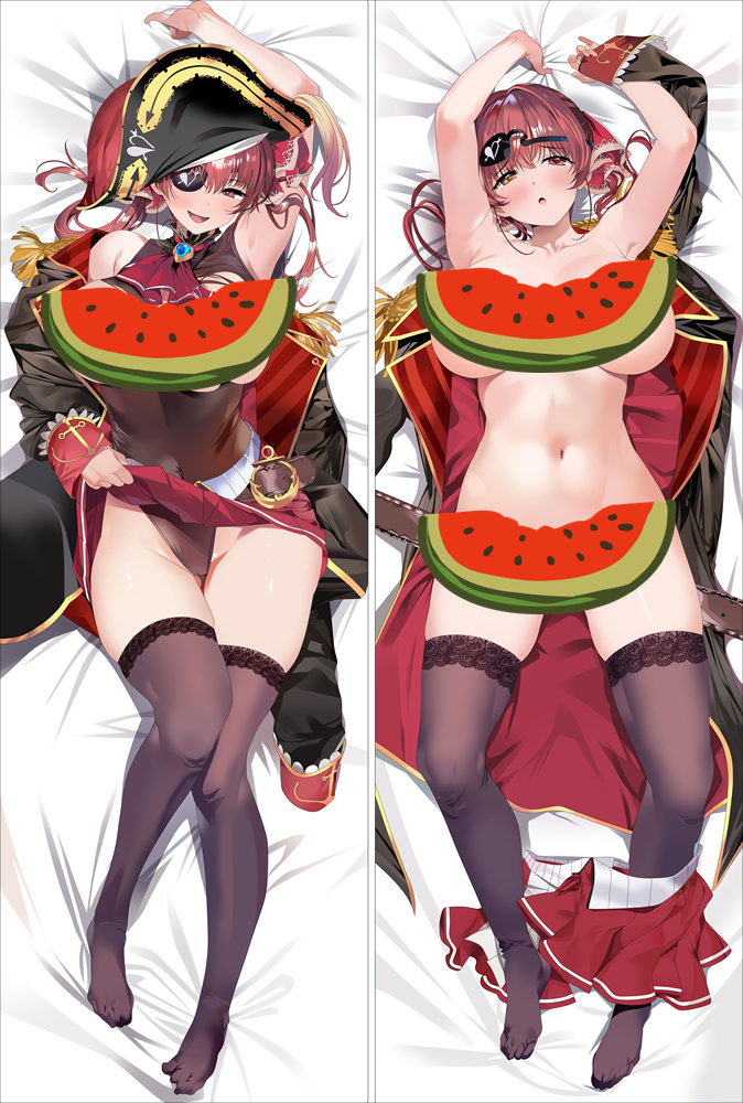 Virtual Youtuber Hololive Houshou Marine Anime Dakimakura Body Pillow Cover