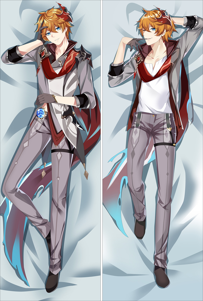 Genshin Impact Tartaglia Anime Dakimakura Body Pillow Cover