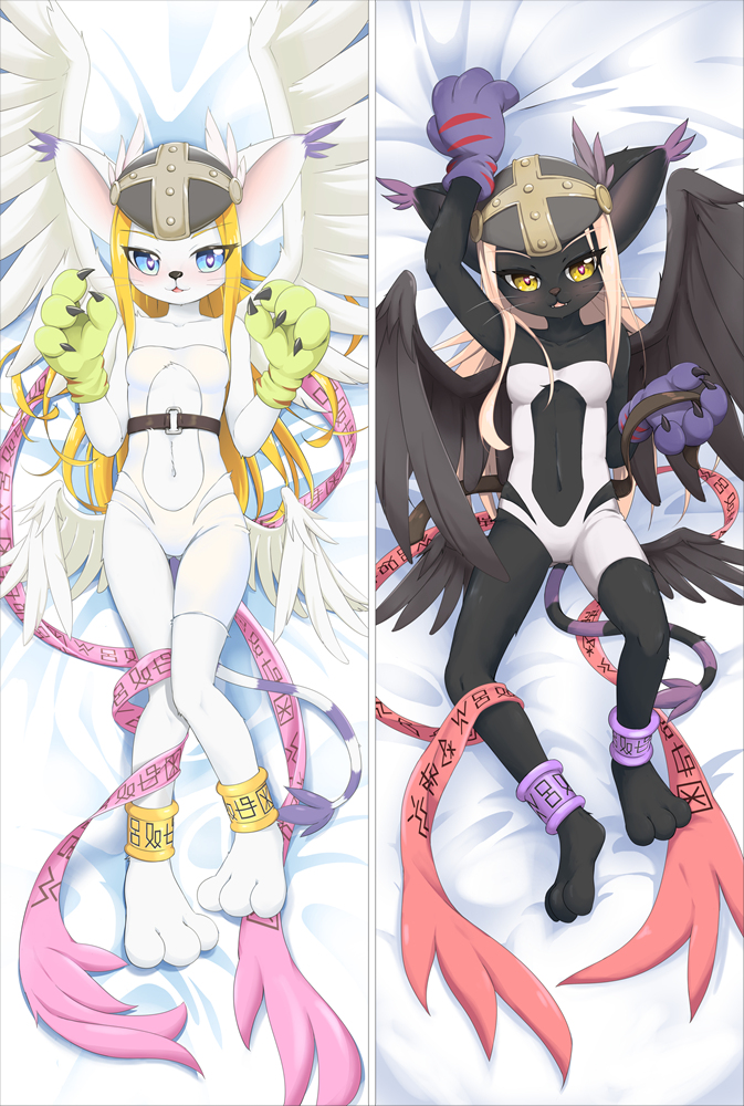 Digimon Adventure Tailmon Anime Dakimakura Body Pillow Cover