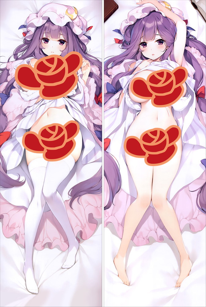 Touhou Project Patchouli Knowledge Anime Dakimakura Body Pillow Cover