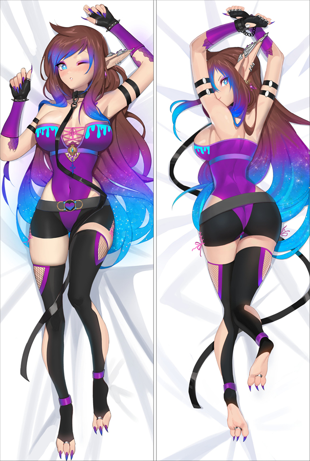 Original Reilixin YCH Anime Dakimakura Body Pillow Cover