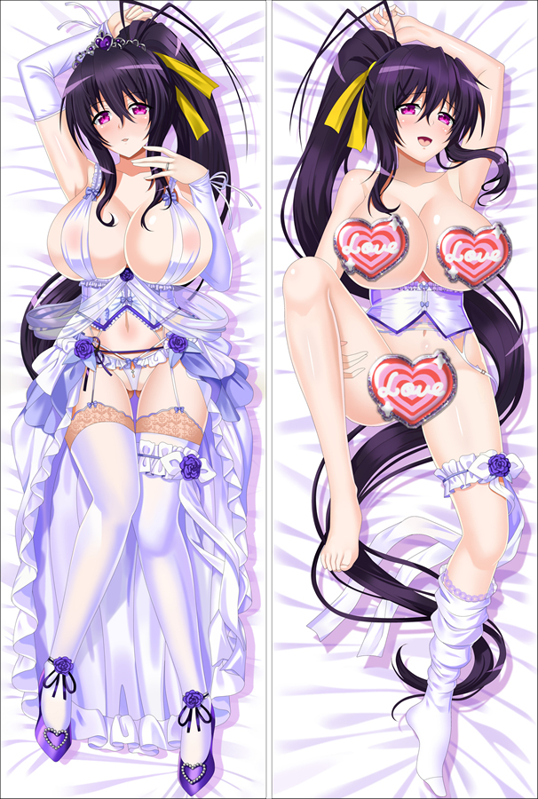 High School DxD Akeno Himejima Anime Dakimakura Body Pillow Cover