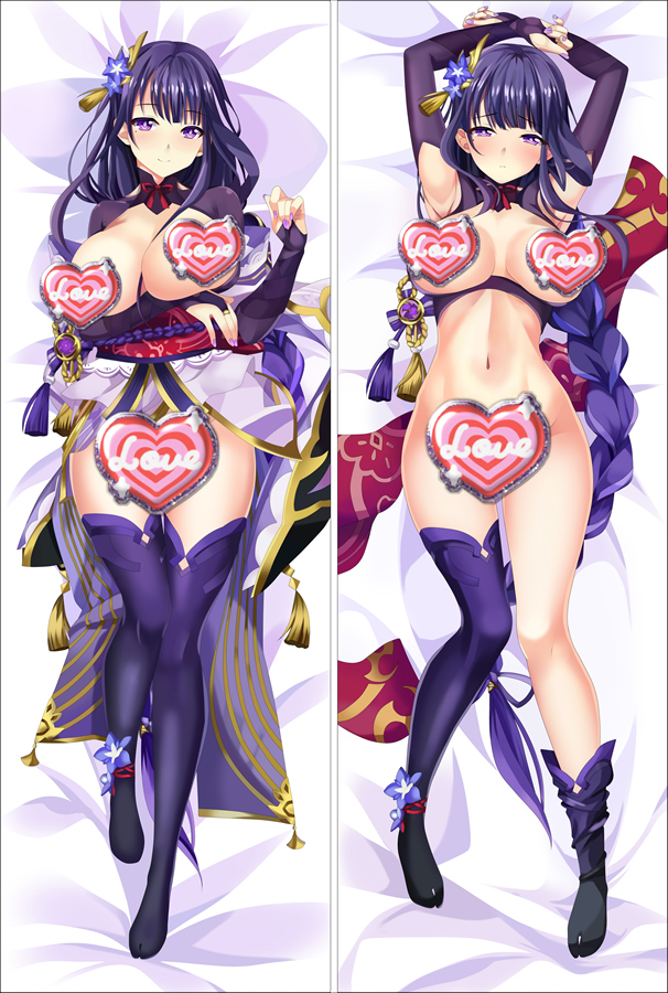 Genshin Impact Raiden Shogun Baal Anime Dakimakura Body Pillow Cover