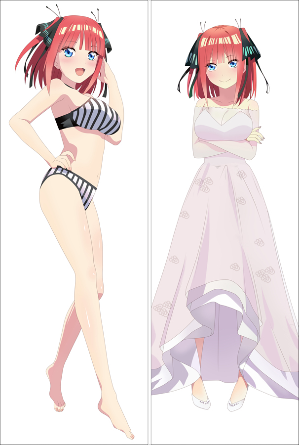 The Quintessential Quintuplets Nakano Nino Anime Dakimakura Body Pillow Cover