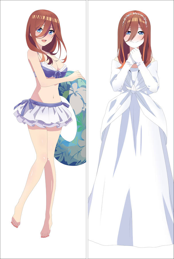 The Quintessential Quintuplets Nakano Miku Anime Dakimakura Body Pillow Cover