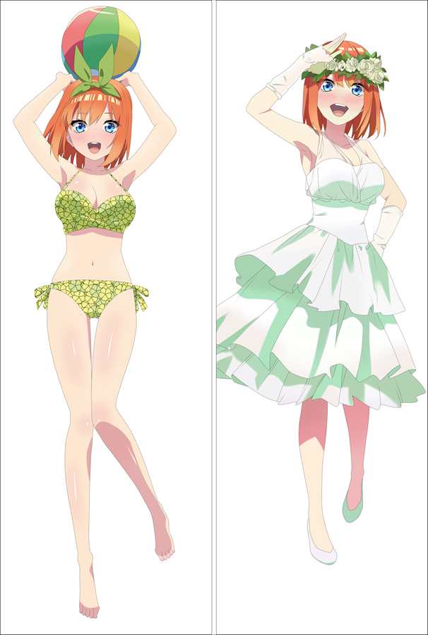 The Quintessential Quintuplets Nakano Yotsuba Anime Dakimakura Body Pillow Cover