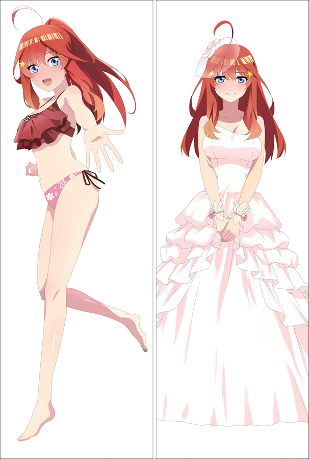 The Quintessential Quintuplets Nakano Itsuki Anime Dakimakura Body Pillow Cover