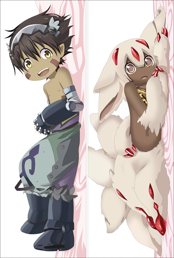 Made in Abyss Reg & Fapta Anime Dakimakura Body Pillow Cover