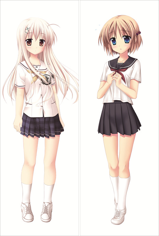 Aqua Nanari Tsukishiro + Kaede Minami Anime Dakimakura Japanese Pillow Cover