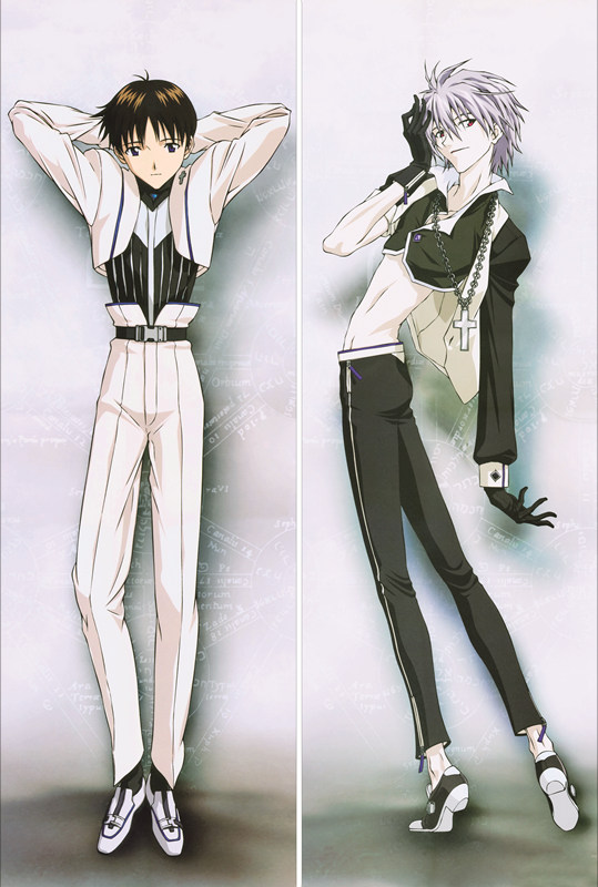 Neon Genesis Evangelion Shinji Ikari Anime Dakimakura Waifu Pillow Case