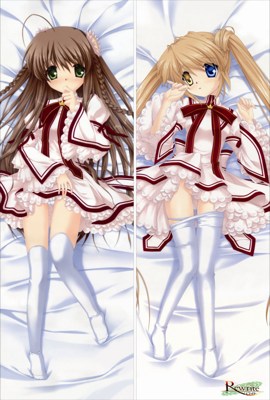 Rewrite Kotori Kanbe + Shizuru Nakatsu Anime Dakimakura Body Pillow Cover