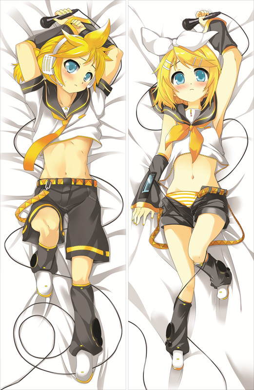 Hatsune Miku Len Kagamine + Rin Kagamine Anime Dakimakura Body Pillow Cover