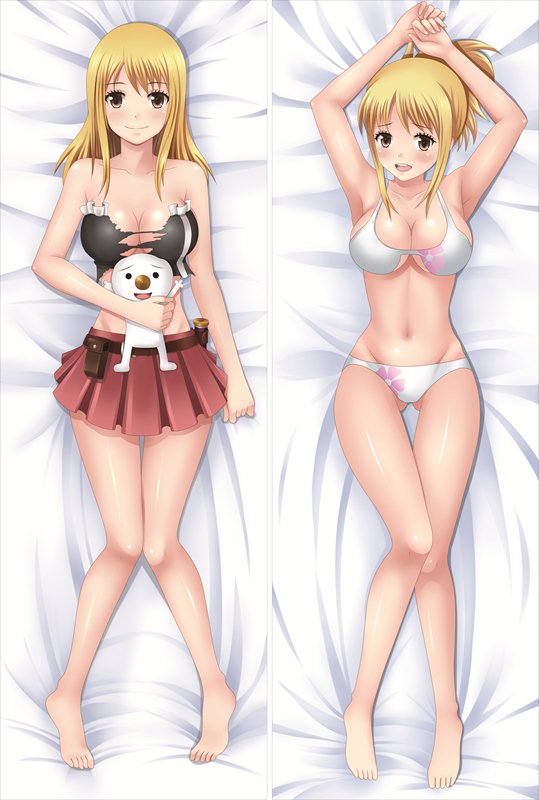 Fairy Tail Lucy Heartfilia Anime Dakimakura Japanese Pillow Cover