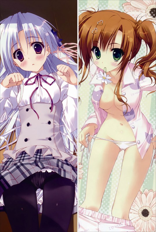 Hana X Hana Shinonome Hana + Narumiya Hana Anime Dakimakura Japanese Pillow Cover