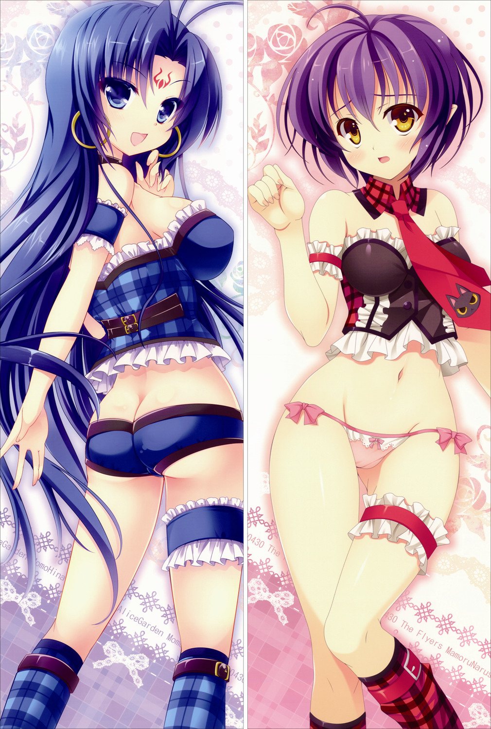 Magical Halloween Rosemarie Bergamot + Alice Wish-Heart Anime Dakimakura Japanese Pillow Cover