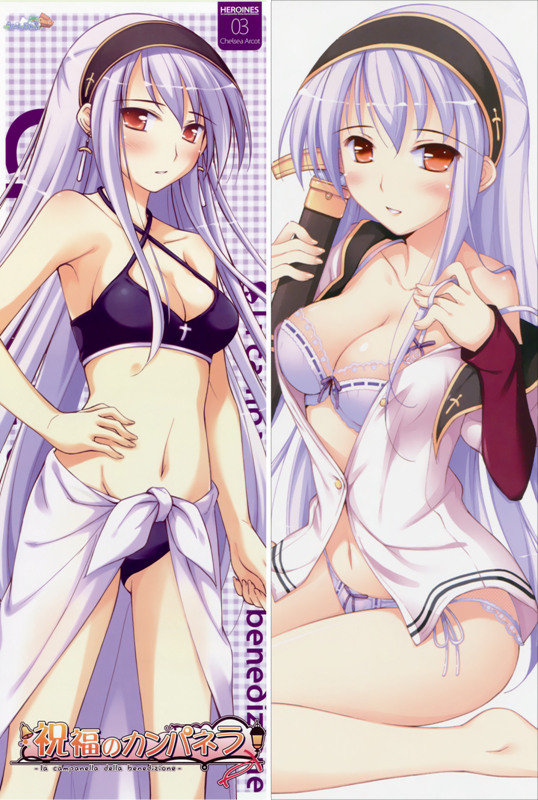Shukufuku no Campanella, la Campanella Della Benedizione Chelsea Arcot Anime Dakimakura Japanese Pillow Cover