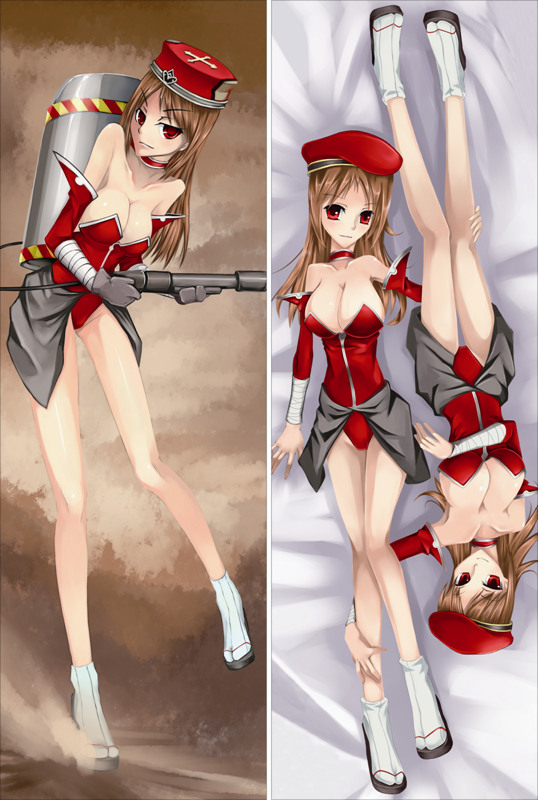 The Woman in Red Anime Dakimakura Japanese Pillow Cover