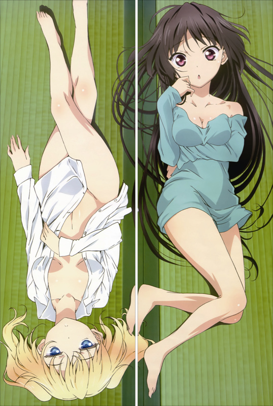 OniAi Akiko Himenokouji + Anastasia Nasuhara Anime Dakimakura Japanese Pillow Cover
