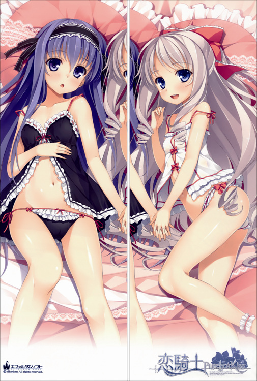 Koikishi Purely Kiss Yuu Fujimori + Bernadette Vilubulug Anime Dakimakura Japanese Pillow Cover