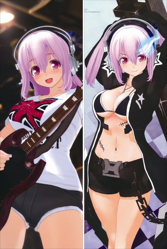 Super Sonico Anime Dakimakura Body Pillow Cover