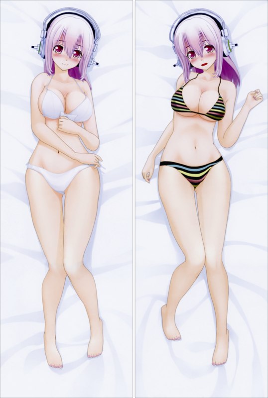 Super Sonico Anime Dakimakura Body Pillow Cover