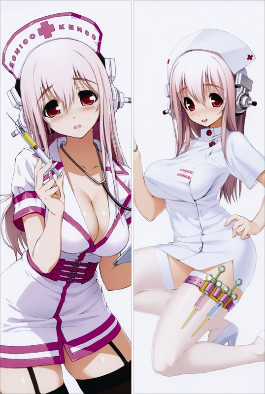 Super Sonico Anime Dakimakura Body Pillow Cover
