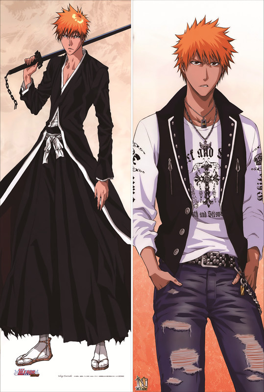 Bleach Ichigo Kurosaki Anime Dakimakura Body Pillow Cover