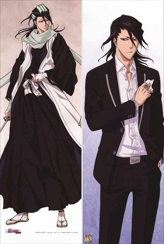 Bleach Byakuya Kuchiki Anime Dakimakura Body Pillow Cover