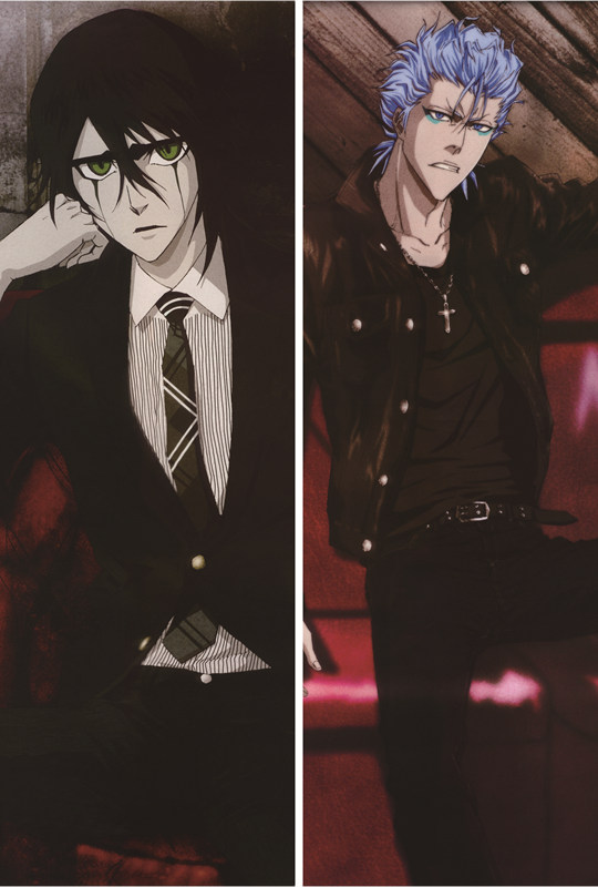 Bleach Grimmjow Jaegerjaques + Ulquiorra Schiffer Anime Dakimakura Body Pillow Cover