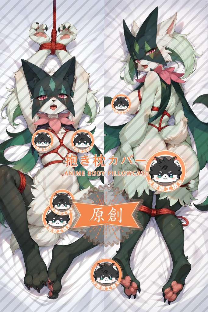 Pokémon Lucario Anime Dakimakura Body Pillow Cover