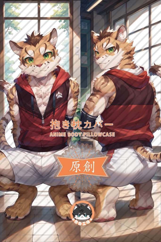 Nekojishi Yan Shu-Chi Furry Anime Dakimakura Body Pillow Cover
