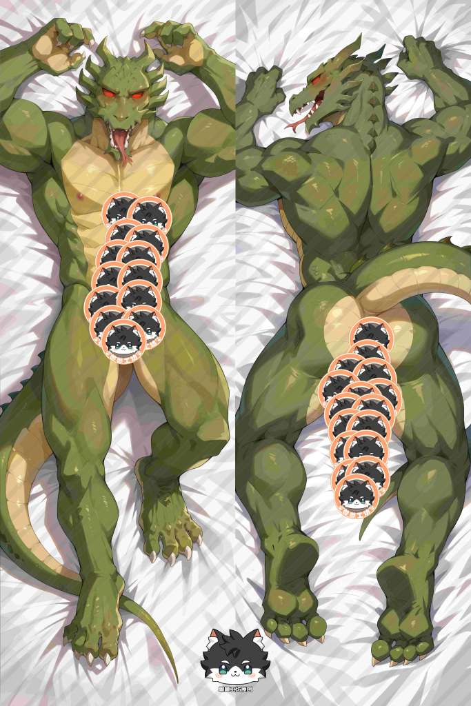 Jackie Chan Adventures Shendu Furry Anime Dakimakura Body Pillow Cover