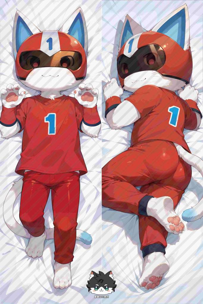 Animal Crossing Kid Cat Anime Dakimakura Body Pillow Cover