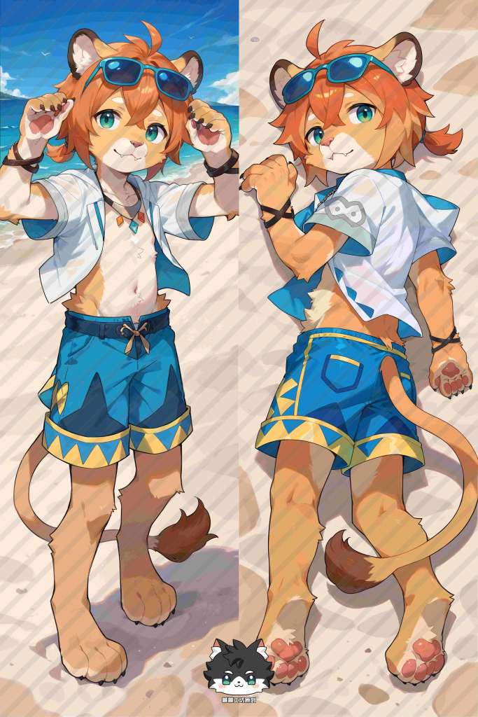 WORLD FLIPPER Theo Anime Dakimakura Body Pillow Cover