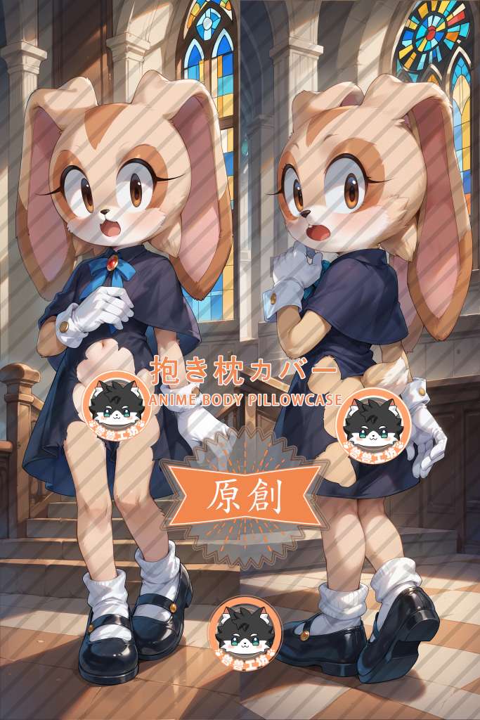 Sonic the Hedgehog Cream the Rabbit Anime Dakimakura Body Pillow Cover