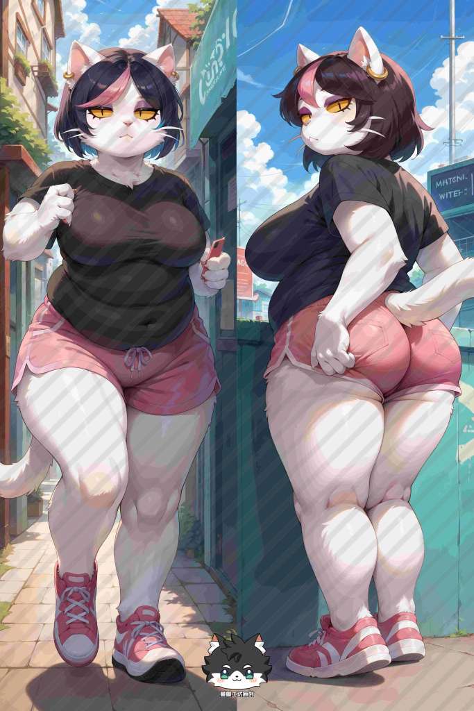 Deltarune Catti Furry Anime Dakimakura Body Pillow Cover