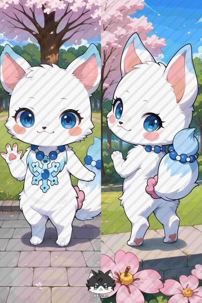 Jewelpet Larima Furry Anime Dakimakura Body Pillow Cover