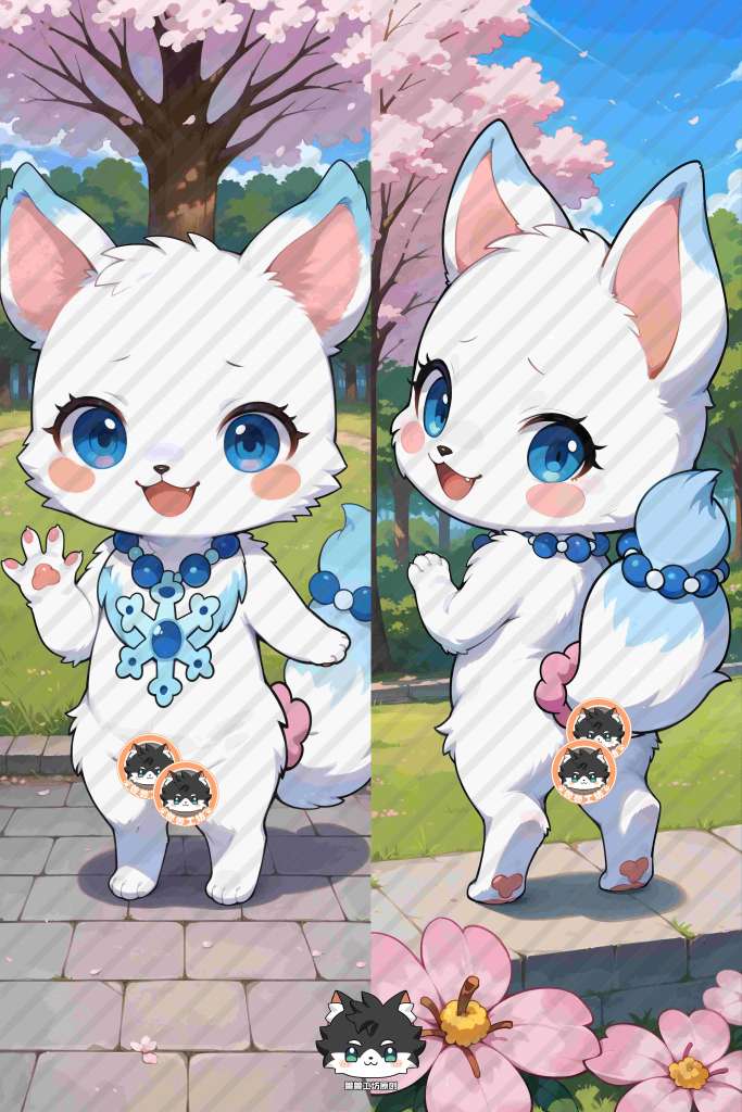 Jewelpet Larima Furry Anime Dakimakura Body Pillow Cover