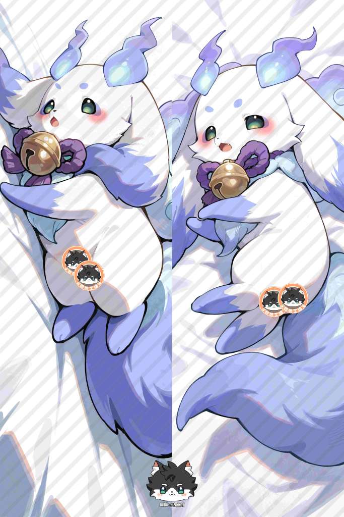 Lunlun Furry Anime Dakimakura Body Pillow Cover