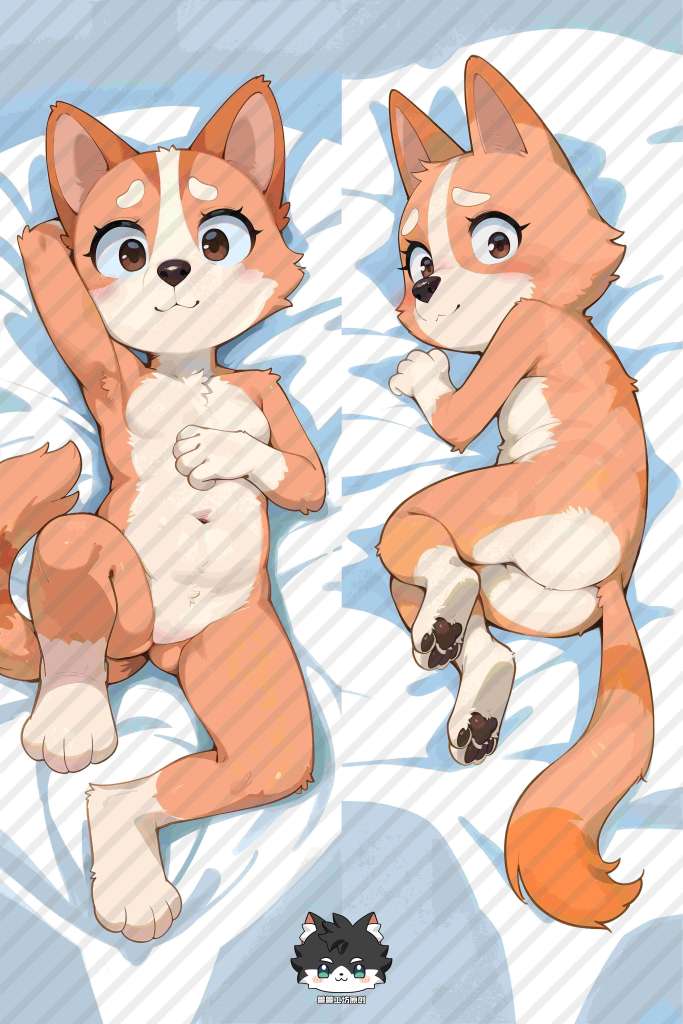 Bluey Bingo Furry Anime Dakimakura Body Pillow Cover