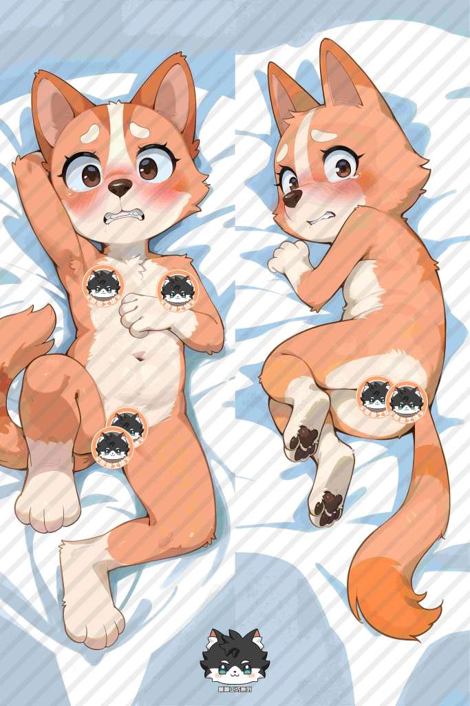 Bluey Bingo Furry Anime Dakimakura Body Pillow Cover